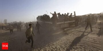 Gaza support website focused: Two American staff wounded in suspected grenade assault; GHF blames Hamas