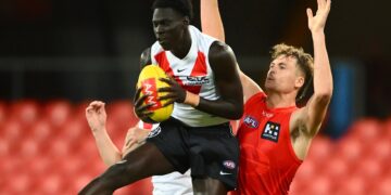 Riak Andrew cops five-game suspension for homophobic slur, Sydney Swans