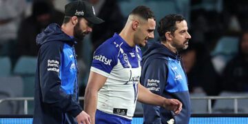 Jacob Kiraz foot damage, fracture sidelines Canterbury Bulldogs winger; Kurt Mann head knock