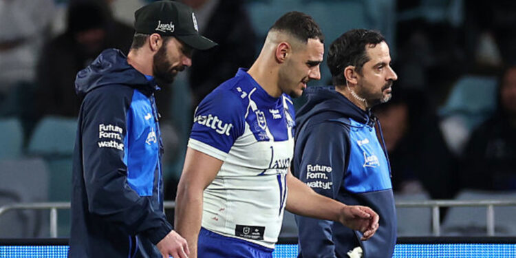 Jacob Kiraz foot damage, fracture sidelines Canterbury Bulldogs winger; Kurt Mann head knock