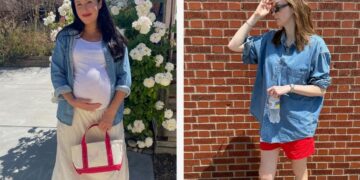 Two Summer season Being pregnant Wardrobes | Cup of Jo