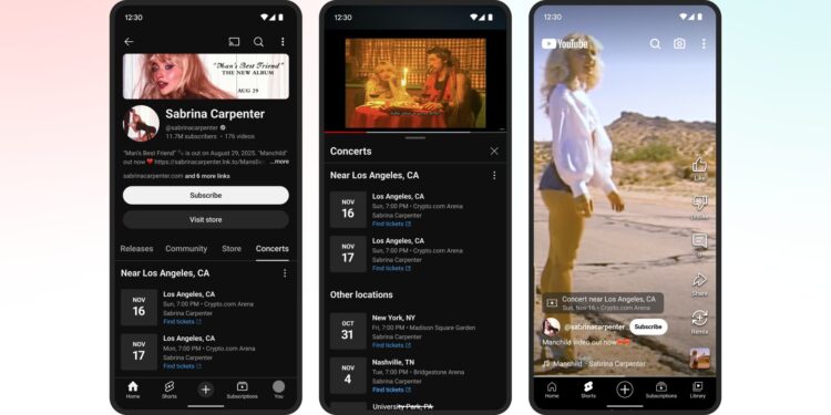 Bandsintown inks YouTube deal to change into platform’s unique supplier of live performance listings