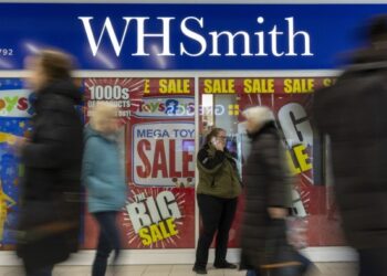 WHSmith shares tumble 40% after North America accounting error
