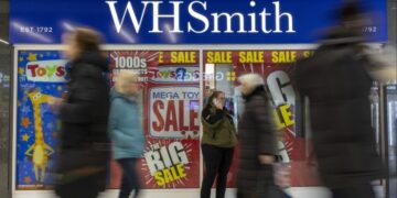 WHSmith shares tumble 40% after North America accounting error