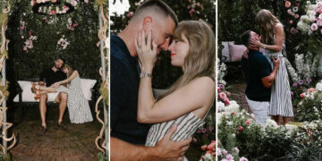 PHOTOS: Taylor Swift Broadcasts Engagement With Boyfriend Travis Kelce