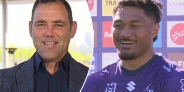 Melbourne Storm prop Stefano Utoikamanu fires warning pictures at ‘caught up’ Brisbane Broncos, Cameron Smith, Payne Haas and Reece Walsh reply