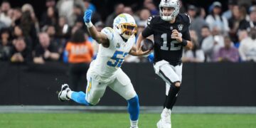 Chargers LB Khalil Mack (elbow) dominated out vs. Raiders