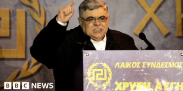 Neo-Nazi Golden Daybreak chief launched from jail early