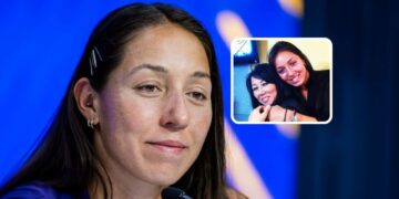 My mother was at my final 2 matches