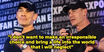 John Cena’s Refreshing Take On Being Little one-Free Praised