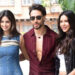 Pictures: Tiger Shroff, Harnaaz Sandhu, and Sonam Bajwa Step Out in Fashion for Baaghi 4 Promotions