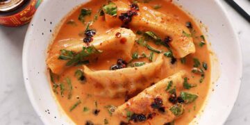 One-Pan Baked Dumplings (Tik Tok Viral Recipe)