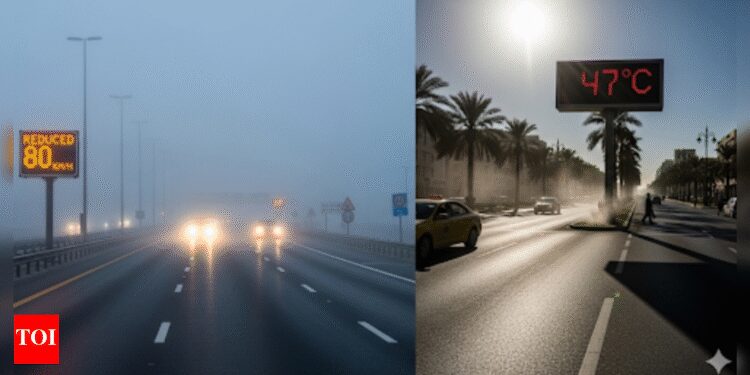 Climate alert: Thick fog disrupts early morning in Abu Dhabi as UAE braces for excessive warmth | World Information