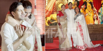 Pictures: Rani Mukerji, Kajol & Ayan Mukerji Share Cute Sibling Moments at Their Household Durga Puja