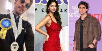 Aryan Khan and Suhana Khan Bathe Love on Shah Rukh Khan for Nationwide Award Win