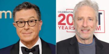 Jon Stewart, Stephen Colbert react to Jimmy Kimmel’s suspension – Nationwide