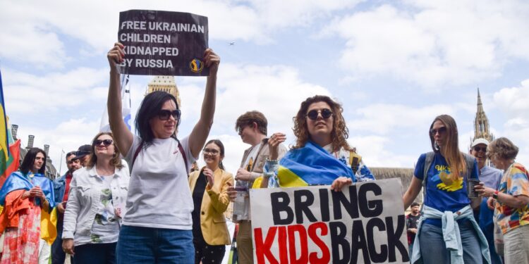 Russia provides Ukrainian children army coaching: Yale researchers : NPR