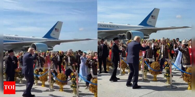 ‘YMCA’ dance, purple carpet, and US flags: How Donald Trump was welcomed at Kuala Lumpur airport -watch
