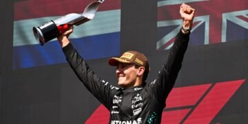 George Russell wins in Singapore as McLaren nabs constructors’ title