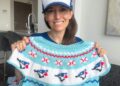 Meet the Blue Jays fan knitting a post-season sweater whereas watching the playoffs