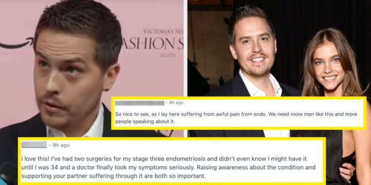 Dylan Sprouse, Barbara Palvin, Endometriosis Consciousness