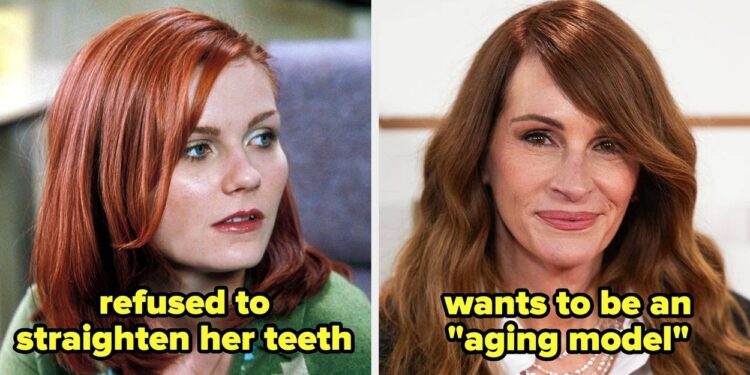 Actors Who Refused Plastic Surgical procedure