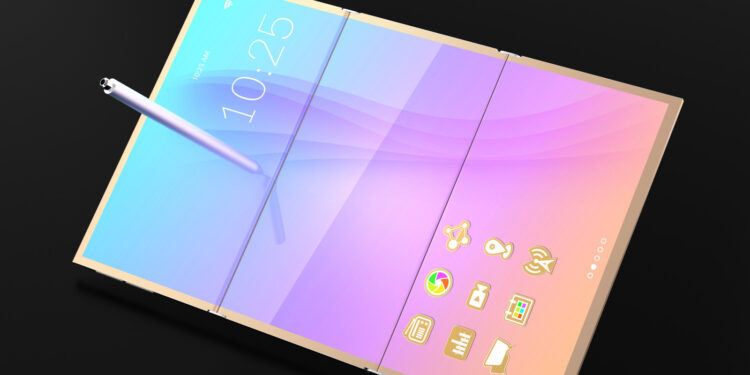 Leaked Patent For Samsung’s Trifold Cellphone Reveals Three Batteries Inside