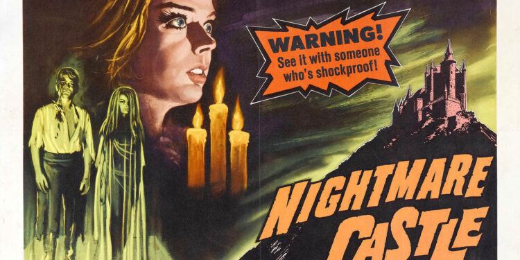 NIGHTMARE CASTLE Barbara Steele Gothic horror! Free on-line