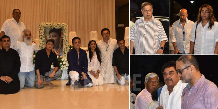 Images: Celebs Flip Up for Late Satish Shah’s Prayer Meet in Mumbai