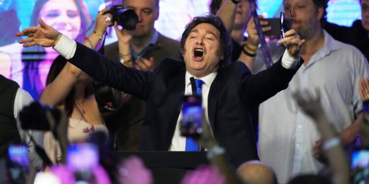 Milei triumphs in Argentine midterm elections : NPR