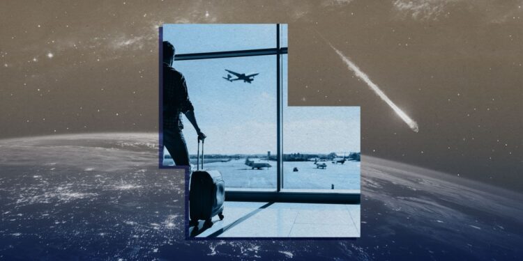 What’s the probability your aircraft might be hit by area particles?