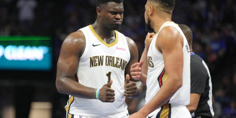 CJ McCollum Can’t Maintain It Collectively After ‘Actual Life’ Moriah Mills Query Sparks Zion Williamson Flashback