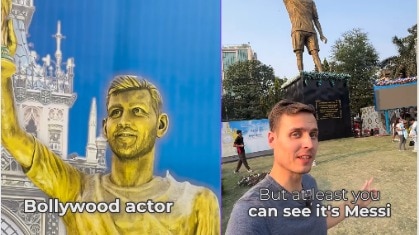 ‘70 ft statue in 40 days, however metro took many years’: German vlogger questions priorities over Messi tribute