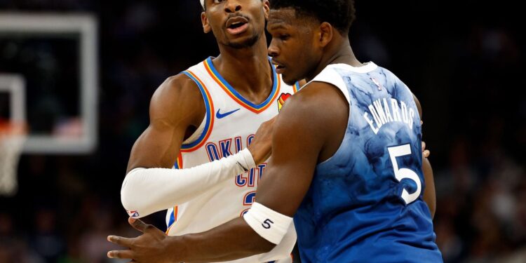 OKC Thunder vs Minnesota Timberwolves Beginning Lineups (Dec. 19)