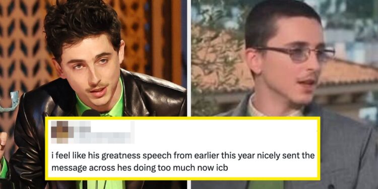 Timothée Chalamet Interview Seemingly Deleted After Backlash