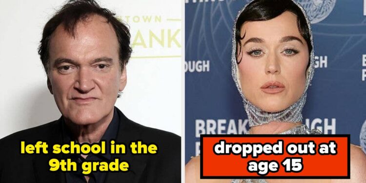 15 Celebs Who Did not End Excessive Faculty