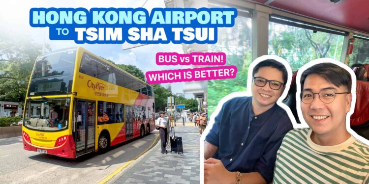 HONG KONG AIRPORT to TSIM SHA TSUI by Bus & by Prepare (Airport Categorical)
