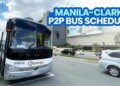 2026 MANILA to CLARK to MANILA P2P BUS SCHEDULE (NAIA, Trinoma, Clark Airport)