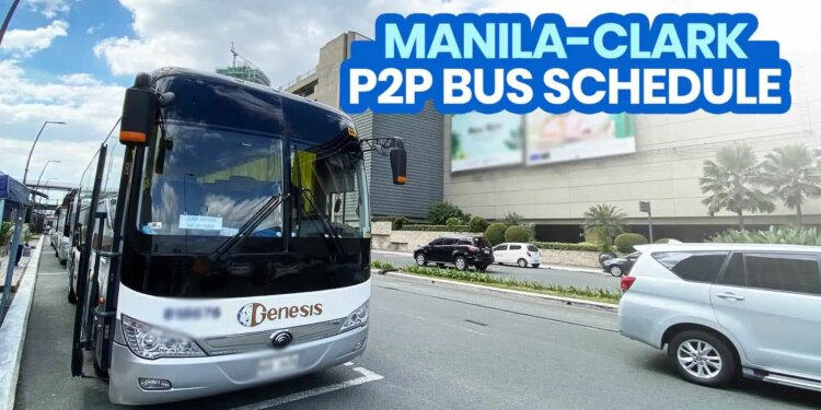 2026 MANILA to CLARK to MANILA P2P BUS SCHEDULE (NAIA, Trinoma, Clark Airport)