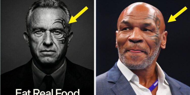 RFK Jr. Posted Picture With Mike Tyson’s Maori Tattoo