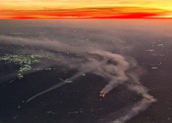 ‘Fields upon fields…’: Pilot shares images of farm fires as Mumbai chokes on poor AQI