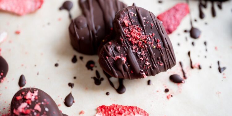 Chew Dimension Chocolate Coated Raspberry Bites