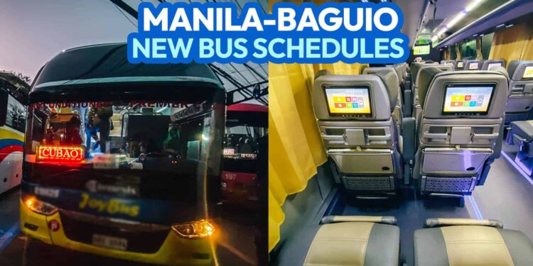2026 MANILA to BAGUIO to MANILA BUS SCHEDULE • Victory Liner, Genesis, JoyBus & Stable North