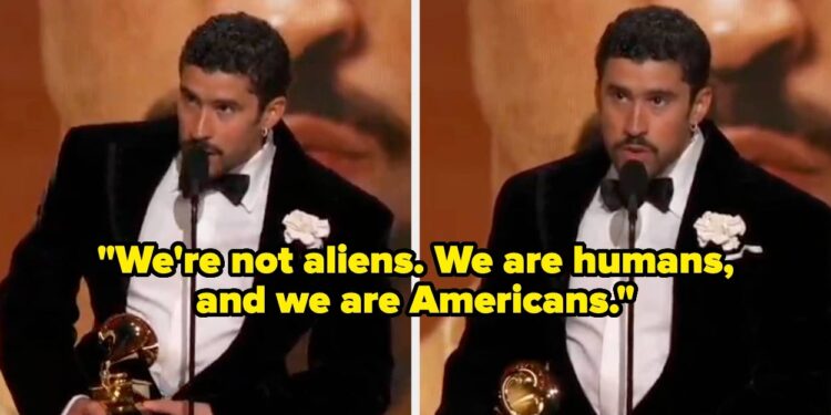 Dangerous Bunny’s Grammys Speech Responds To ICE, Trump