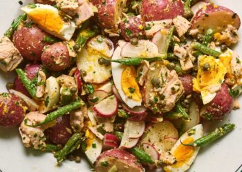 A Absolutely Loaded Potato Salad for Dinner