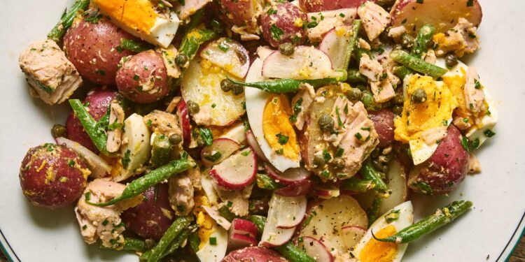 A Absolutely Loaded Potato Salad for Dinner