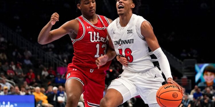 Cincinnati beats hapless Utah in first spherical of Huge 12 tourney
