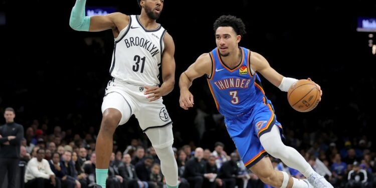 Jared McCain serving to on each ends as rolling Thunder go to Wizards