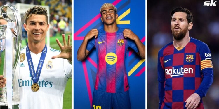 Barcelona’s Lamine Yamal outpaces Lionel Messi and Cristiano Ronaldo to key profession milestone