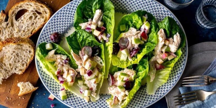 Orchard Rooster Salad Lettuce Wraps